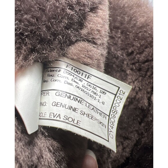 UGG Australia Bailey Triplet Shearling Tall Boots Size 5 Buttons Dark Brown - Picture 10 of 11